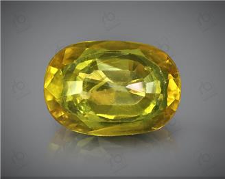 Natural Heated & Treated Yellow Sapphire Certified  5.38 (CTS) ( 85589 ) (D)